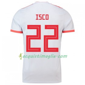 Divisa di Calcio Spagna Isco 22 Trasferta Mondiali 2018